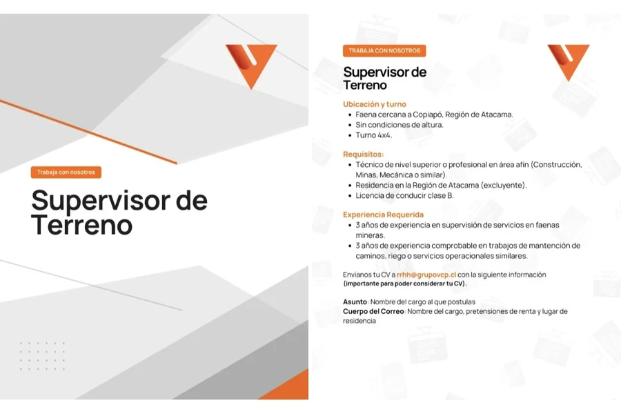 Supervisor de Terreno - imagen 1