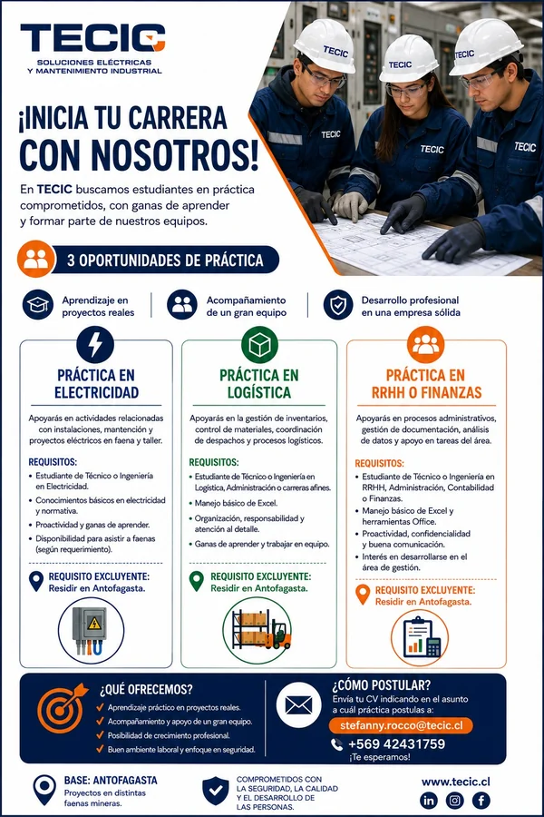 Prácticas Profesionales en Antofagasta - imagen 1