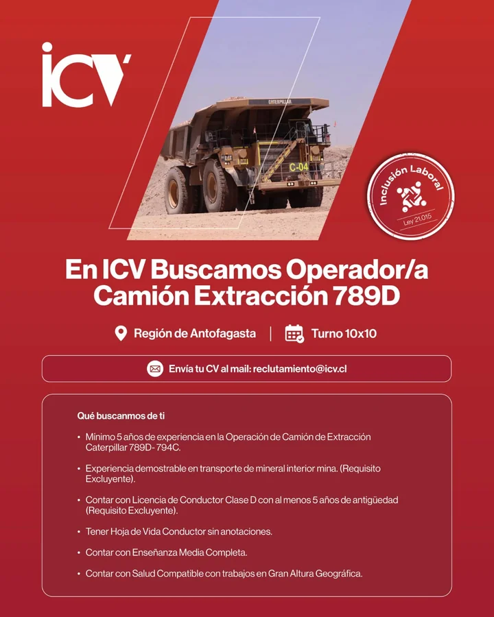 Operador de Camión de Extracción 789D - imagen 1