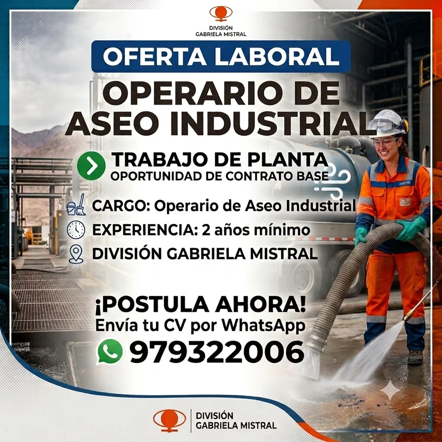Operario de Aseo Industrial - imagen 1