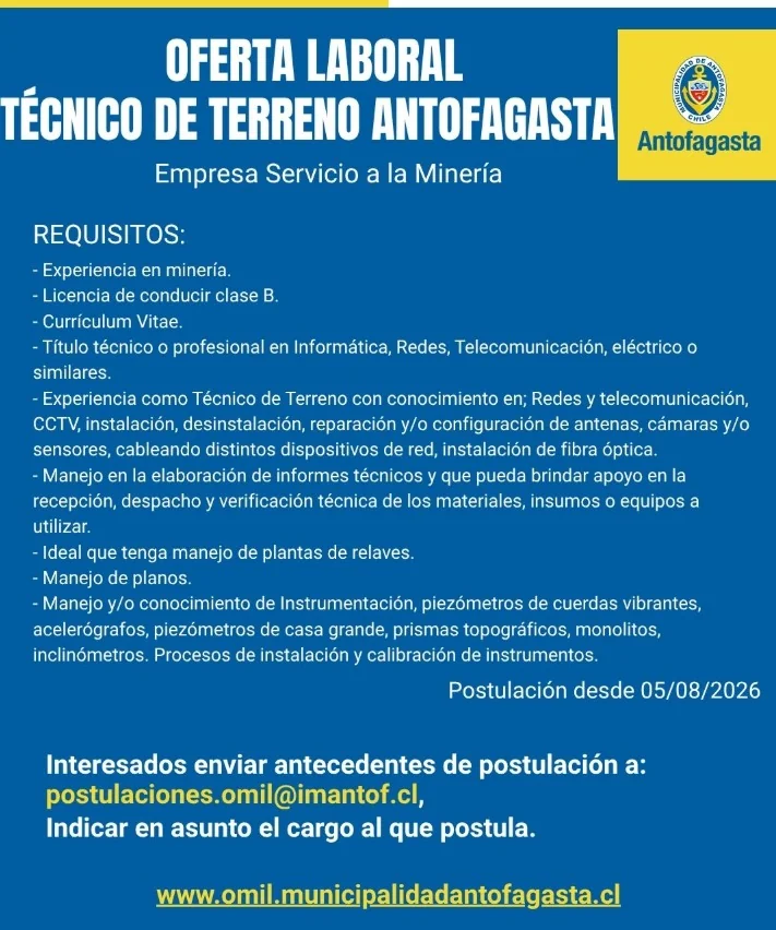 Técnico de Terreno - imagen 1