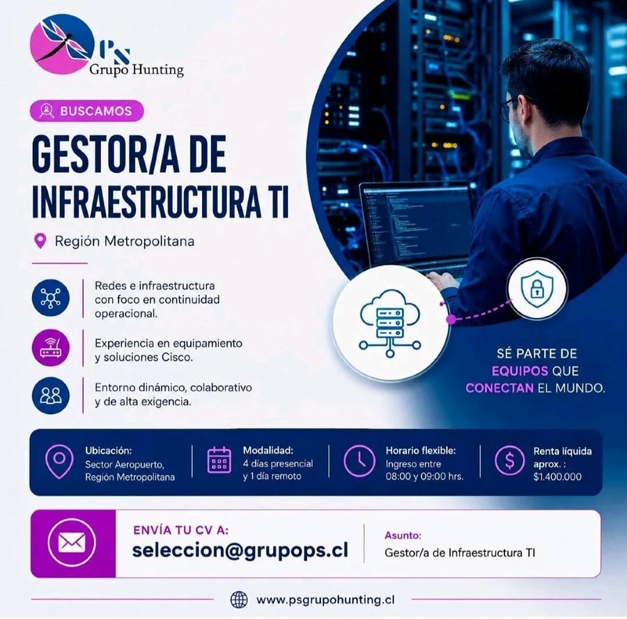 Gestor/a de Infraestructura TI - imagen 1