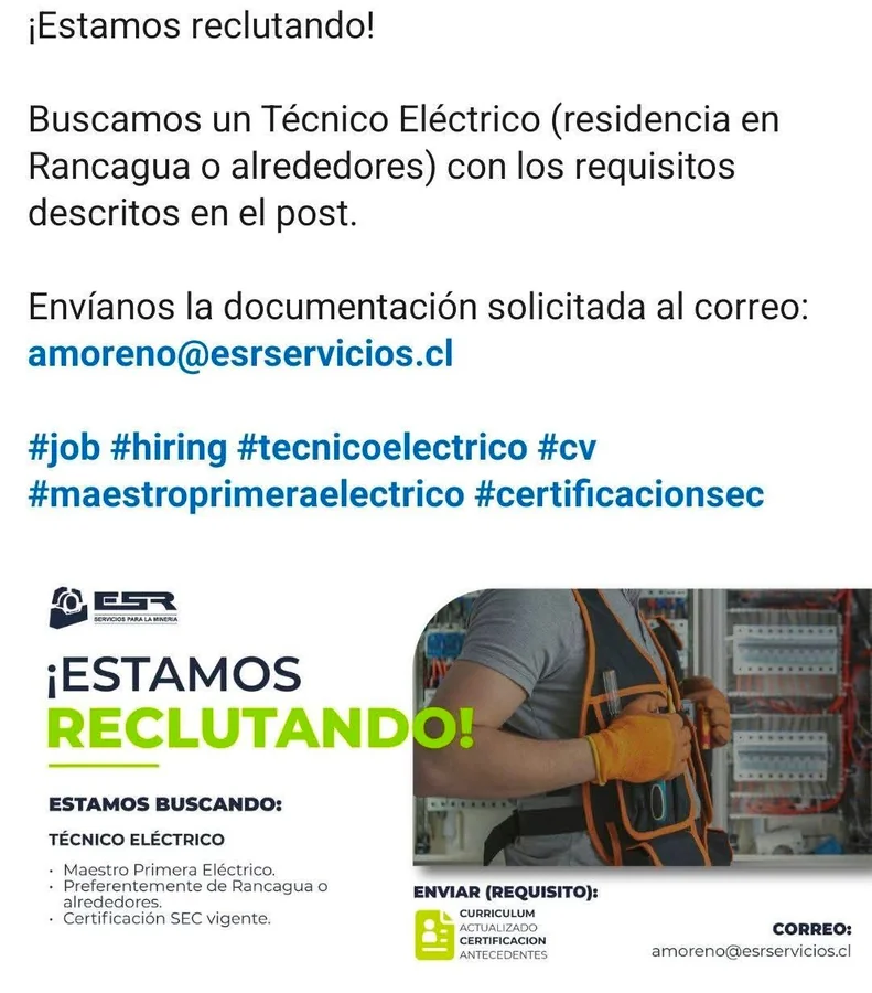 Técnico Eléctrico - imagen 1