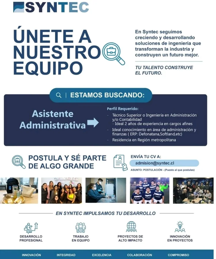 Asistente Administrativa - imagen 1