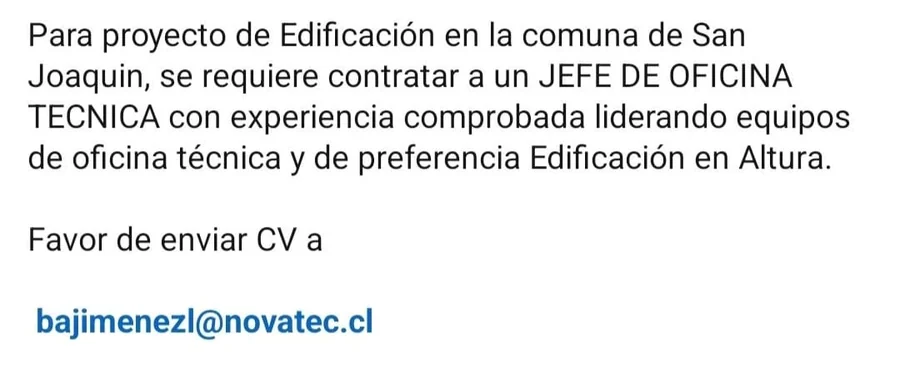 Jefe de Oficina Técnica - imagen 1