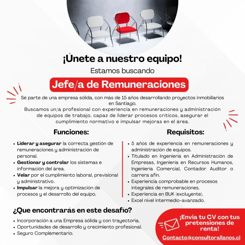 Jefe de Remuneraciones - imagen 1
