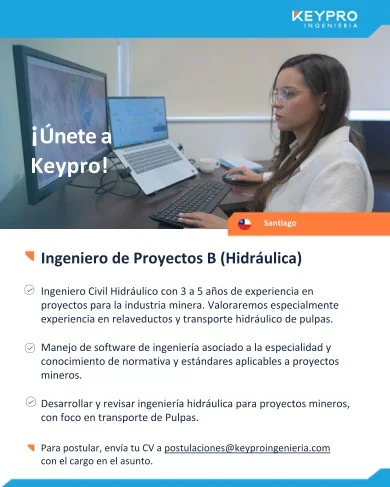 Ingeniero de Proyectos B (Hidráulica) - imagen 1