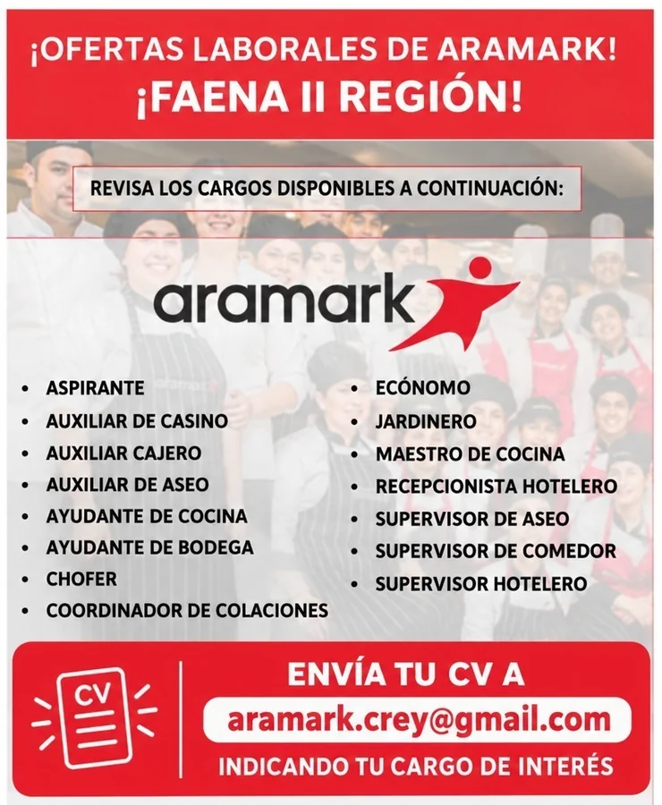 Ofertas Laborales para Faena II Región - imagen 1