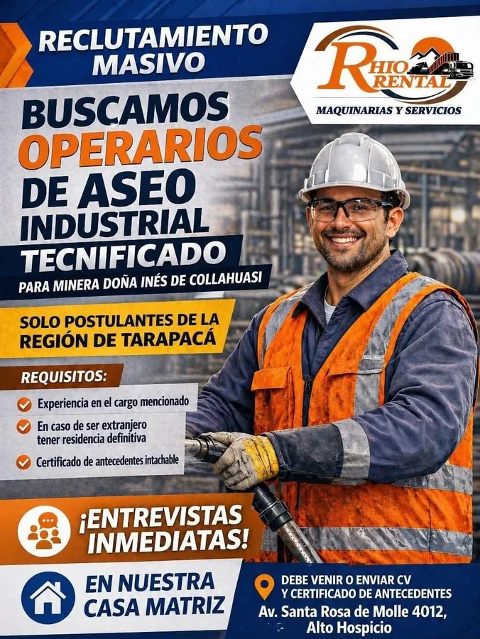 Operario de Aseo Industrial Tecnificado - imagen 1