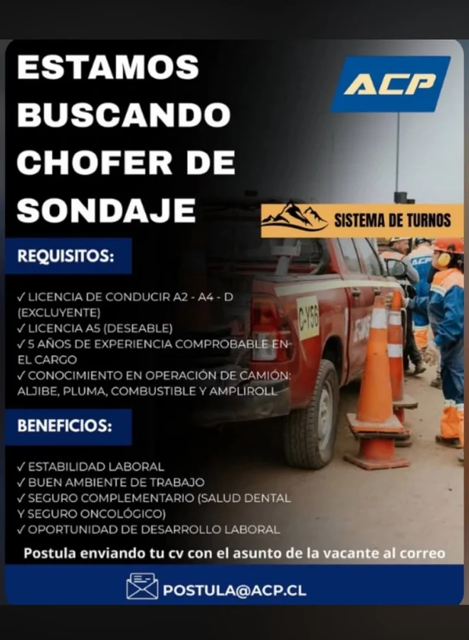 Chofer de Sondaje - imagen 1