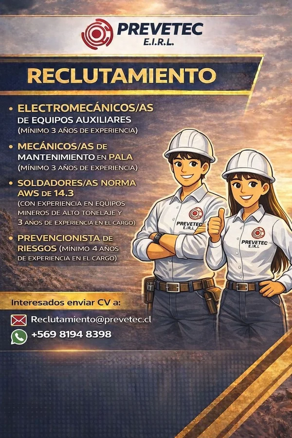 Electromecánicos y Mecánicos para Mina - imagen 1
