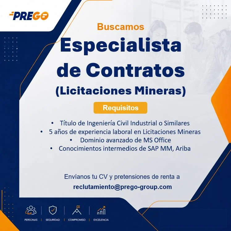 Especialista de Contratos (Licitaciones Mineras) - imagen 1