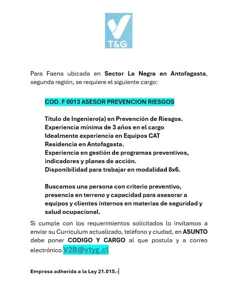 Asesor de Prevención de Riesgos - imagen 1