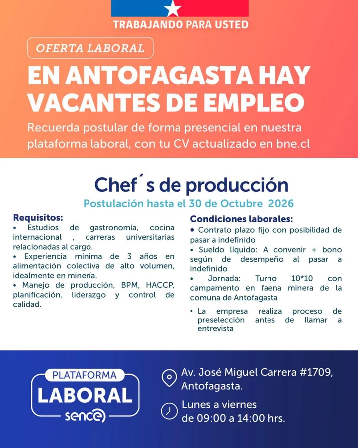 Chef de producción - imagen 1