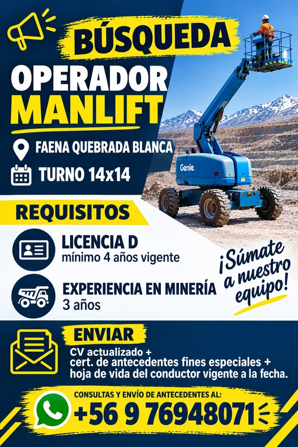 Operador Manlift - imagen 1