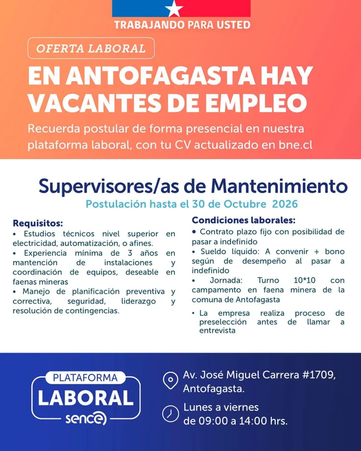 Supervisores/as de Mantenimiento - imagen 1