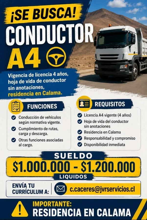 Conductor A4 - imagen 1