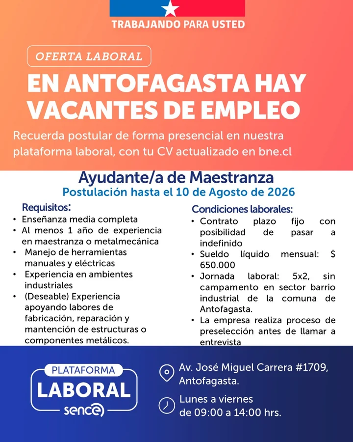 Ayudante de Maestranza - imagen 1