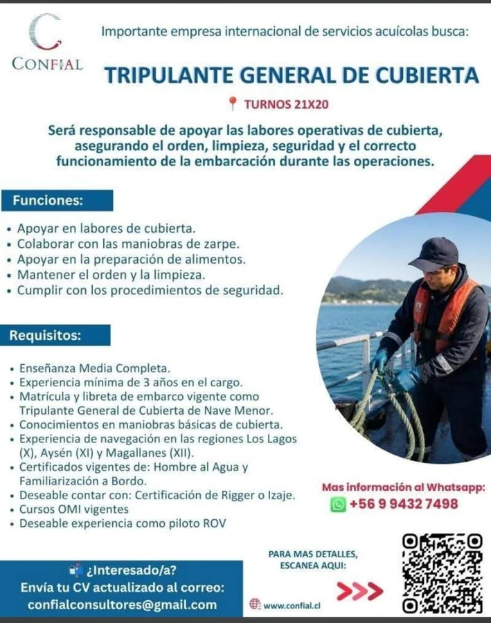 Tripulante General de Cubierta - imagen 1