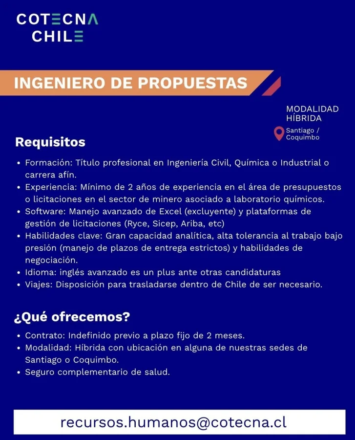 Ingeniero de Propuestas - imagen 1