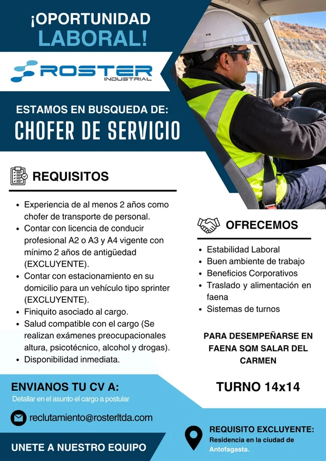 Chofer de Servicio - imagen 1