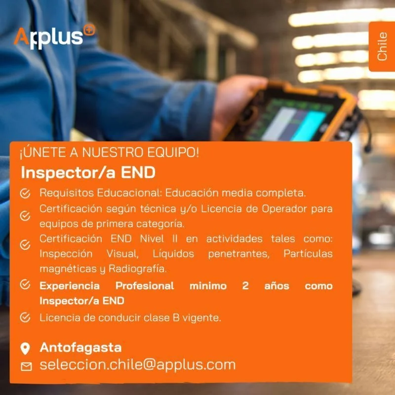 Inspector/a END - Antofagasta - imagen 1