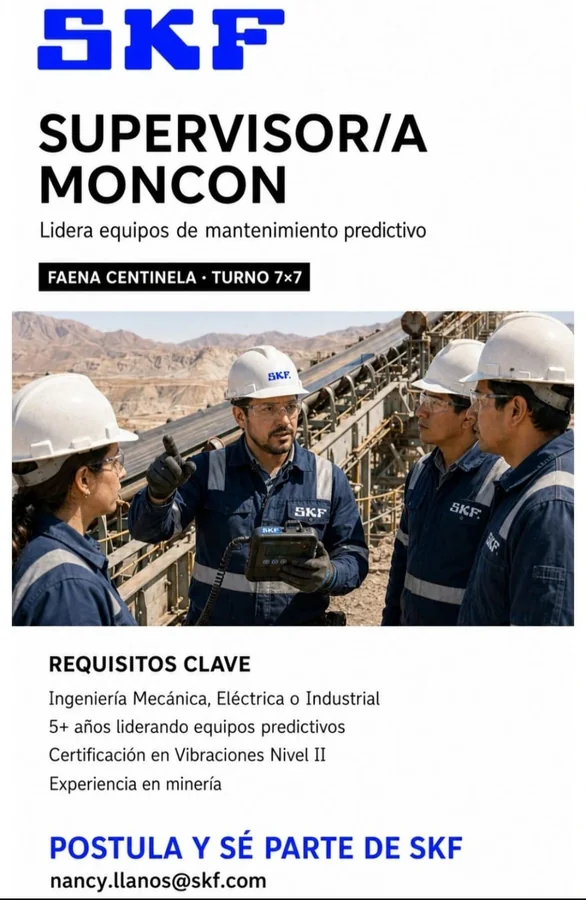 Supervisor/a Moncon - Mantenimiento Predictivo - imagen 1