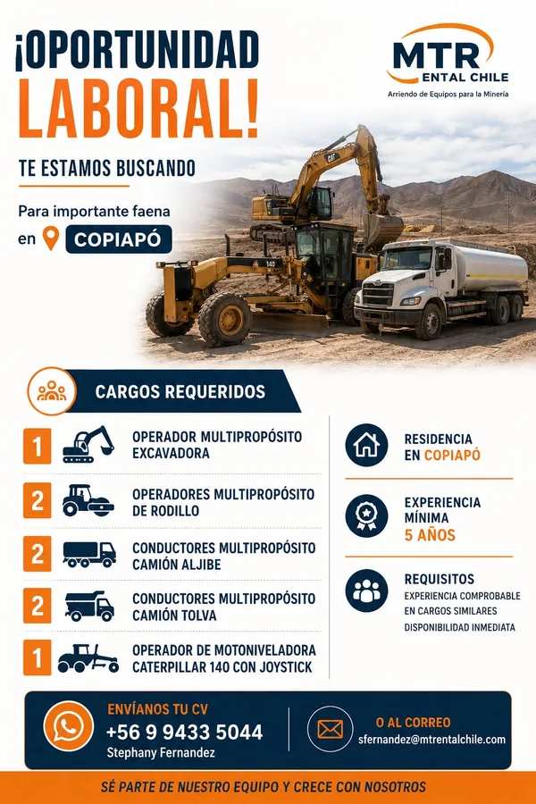 Operadores y Conductores de Maquinaria Minera - imagen 1