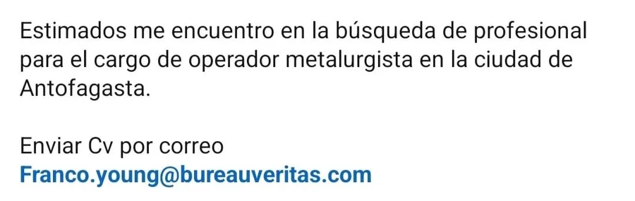 Operador Metalurgista - imagen 1