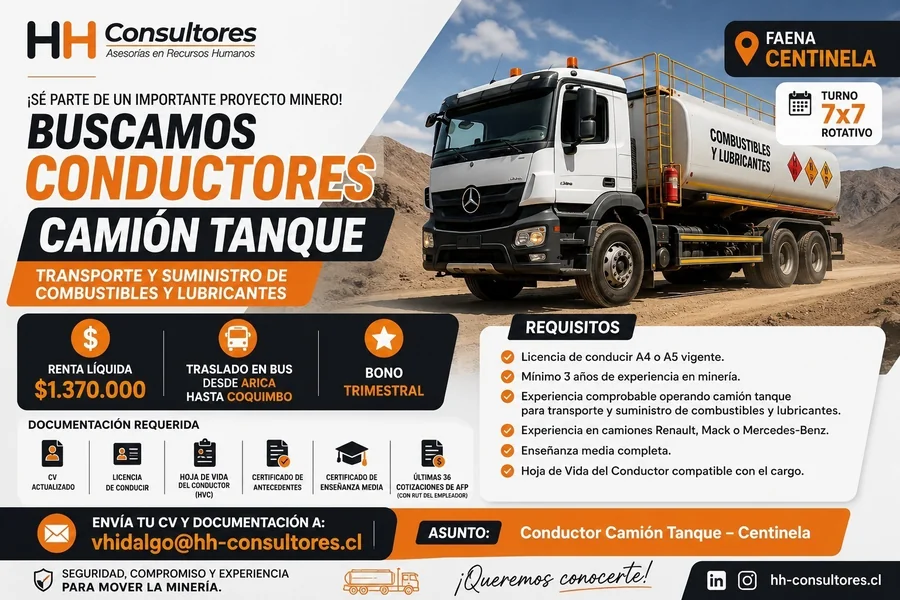 Conductor Camión Tanque - imagen 1