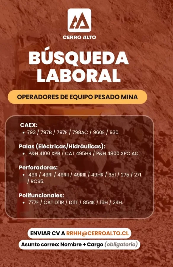 Operadores de Equipo Pesado Mina - imagen 1