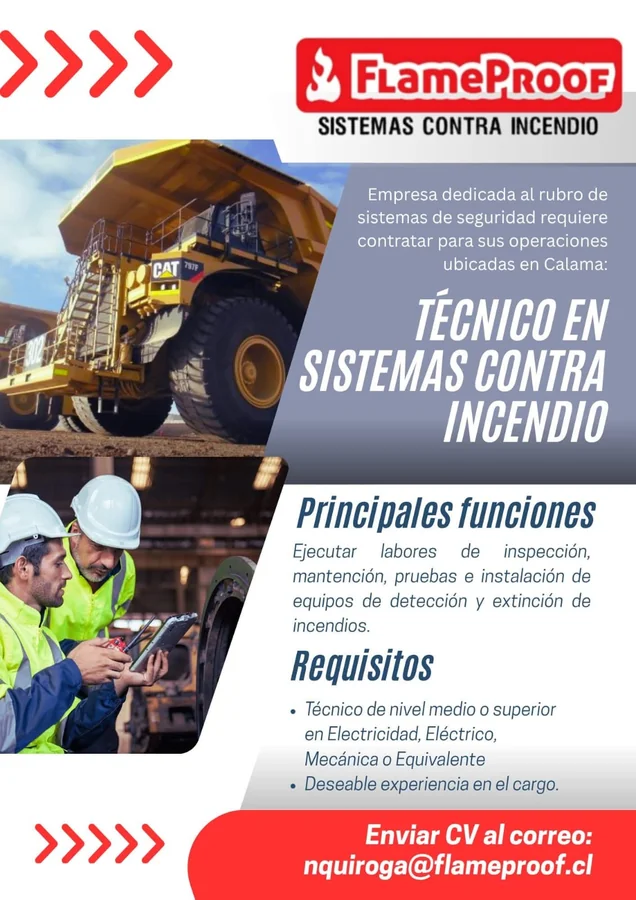 Técnico en Sistemas Contra Incendio - imagen 1
