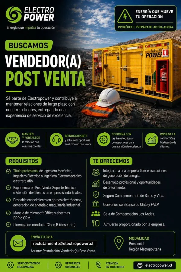 Vendedor(a) Post Venta - imagen 1