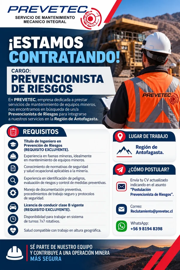 Prevencionista de Riesgos - imagen 1