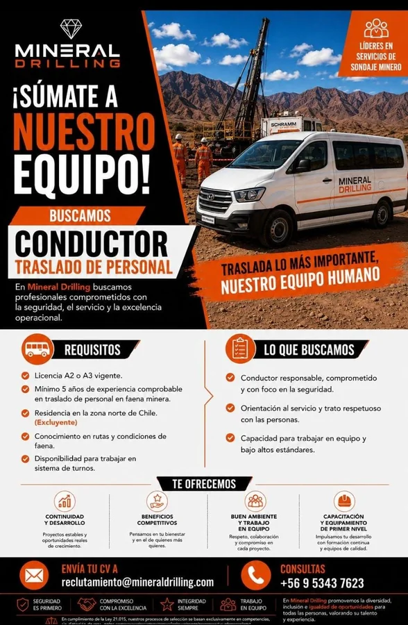 Conductor para Traslado de Personal - imagen 1