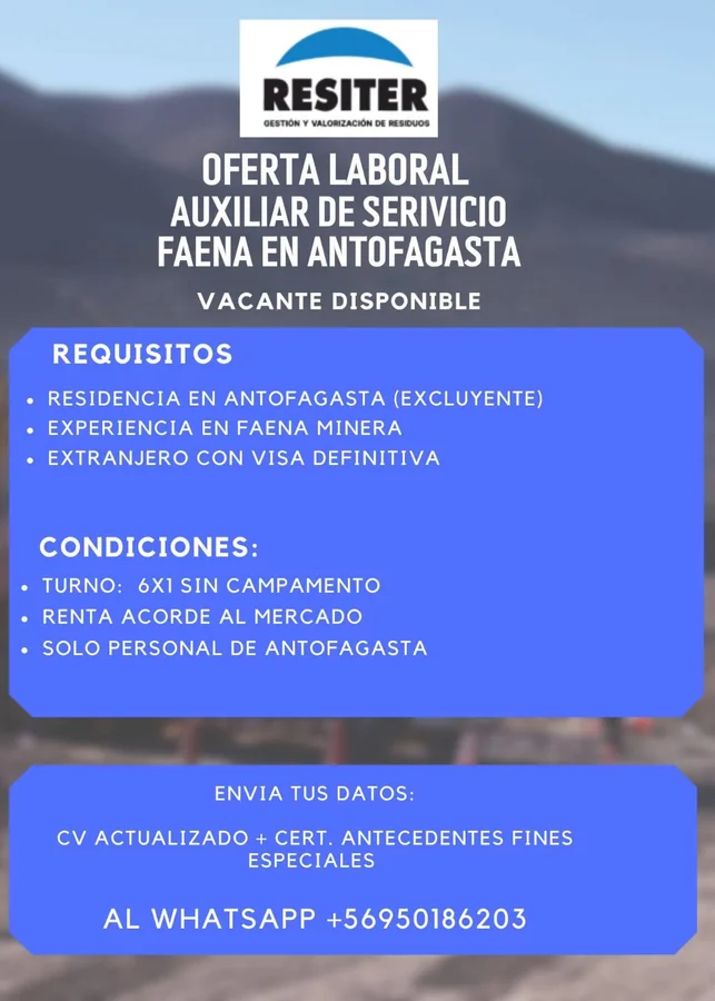 Auxiliar de Servicio - imagen 1