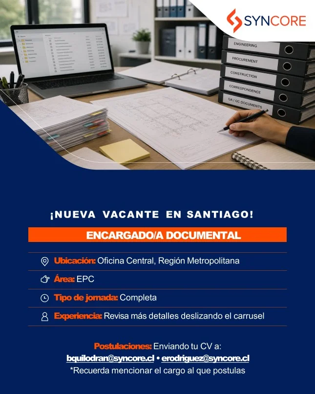Encargado/a Documental - Santiago - imagen 1