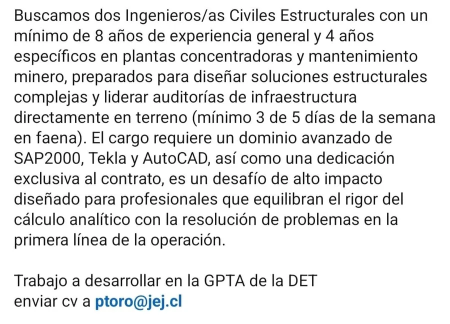 Ingeniero/a Civil Estructural - imagen 1