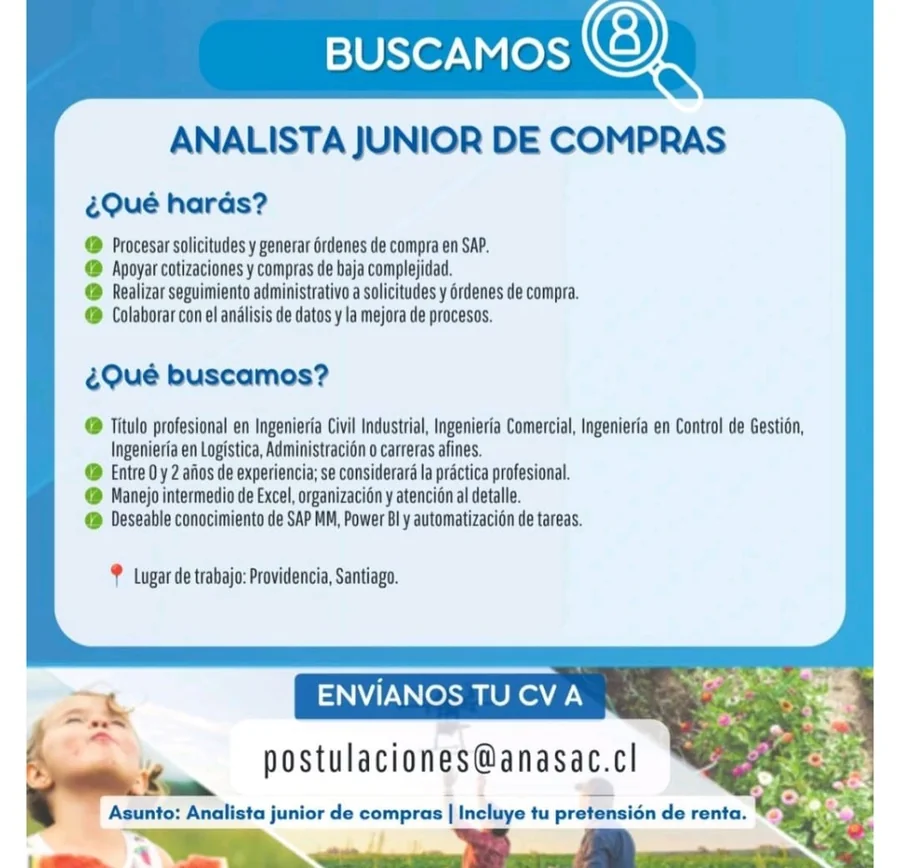 Analista Junior de Compras - imagen 1