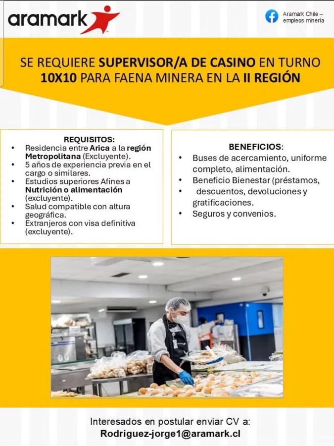 Supervisor/a de Casino - Turno 10x10 - imagen 1