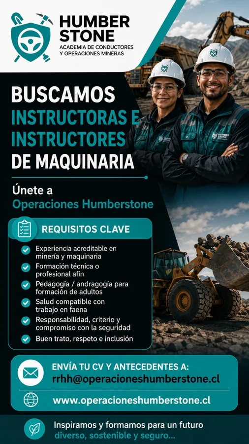 Instructor de Maquinaria Minera - imagen 1