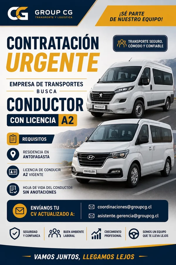 Conductor Licencia A2 - imagen 1