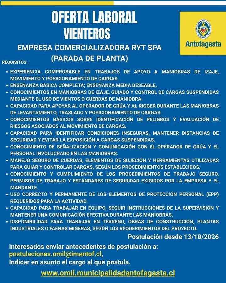 Vienteros para Parada de Planta - imagen 1