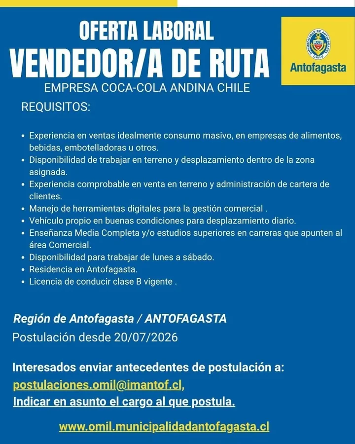 Vendedor de ruta - imagen 1
