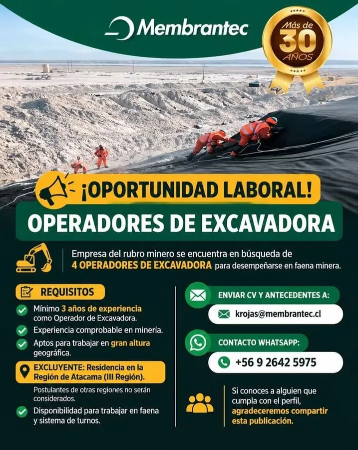 Operadores de Excavadora - imagen 1