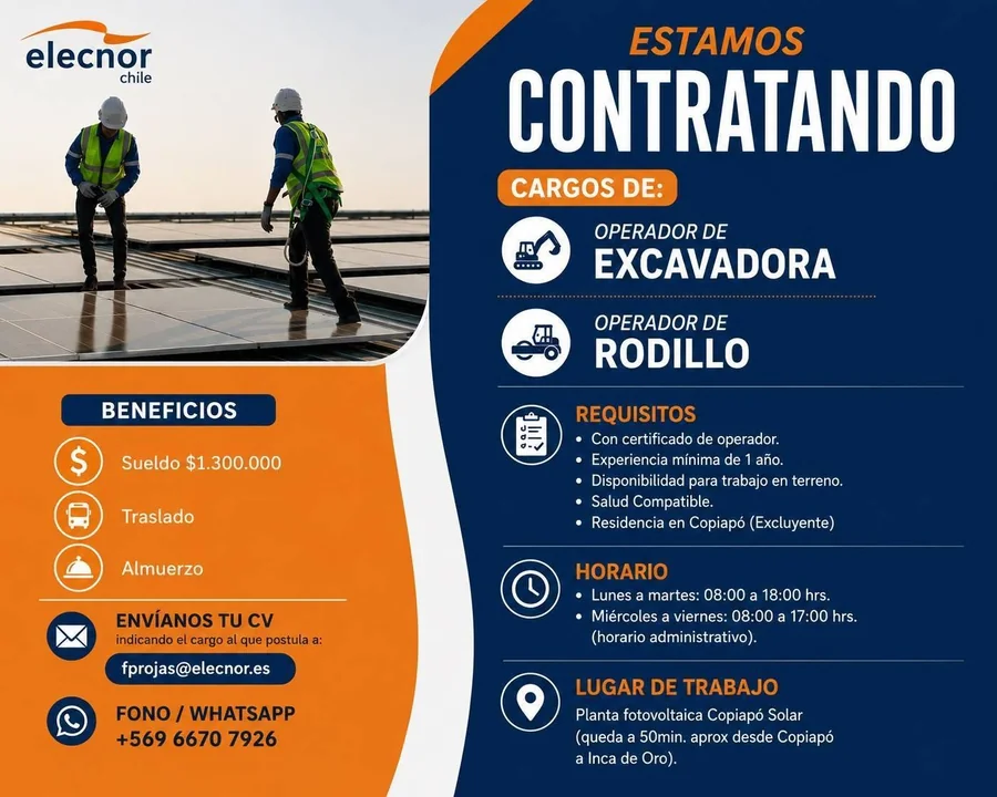 Operadores de Excavadora y Rodillo - imagen 1