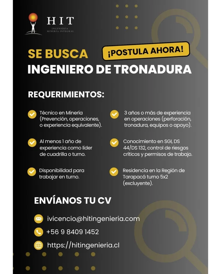 Ingeniero de Tronadura - imagen 1