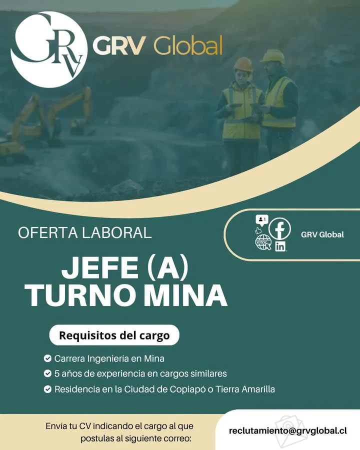 Jefe de Turno Mina - imagen 1