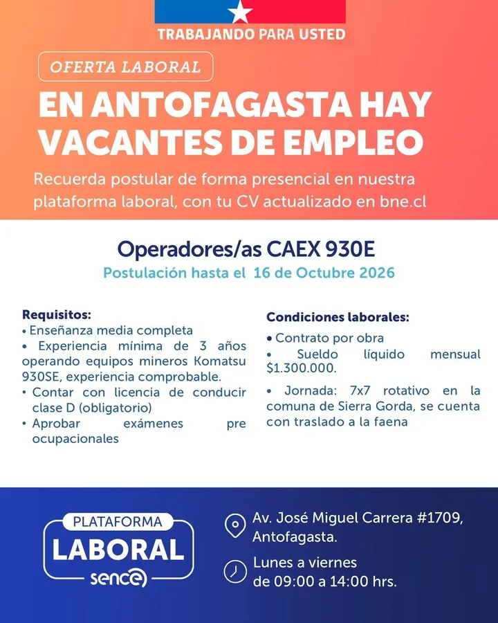 Operadores/as CAEX 930E - imagen 1