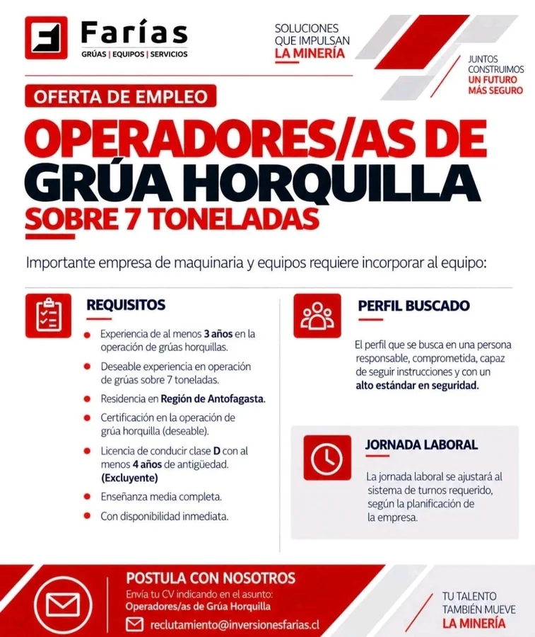 Operadores/as de Grúa Horquilla Sobre 7 Toneladas - imagen 1